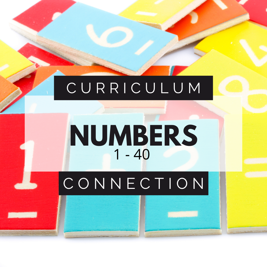 Curriculum Connection • NUMBERS 1-40